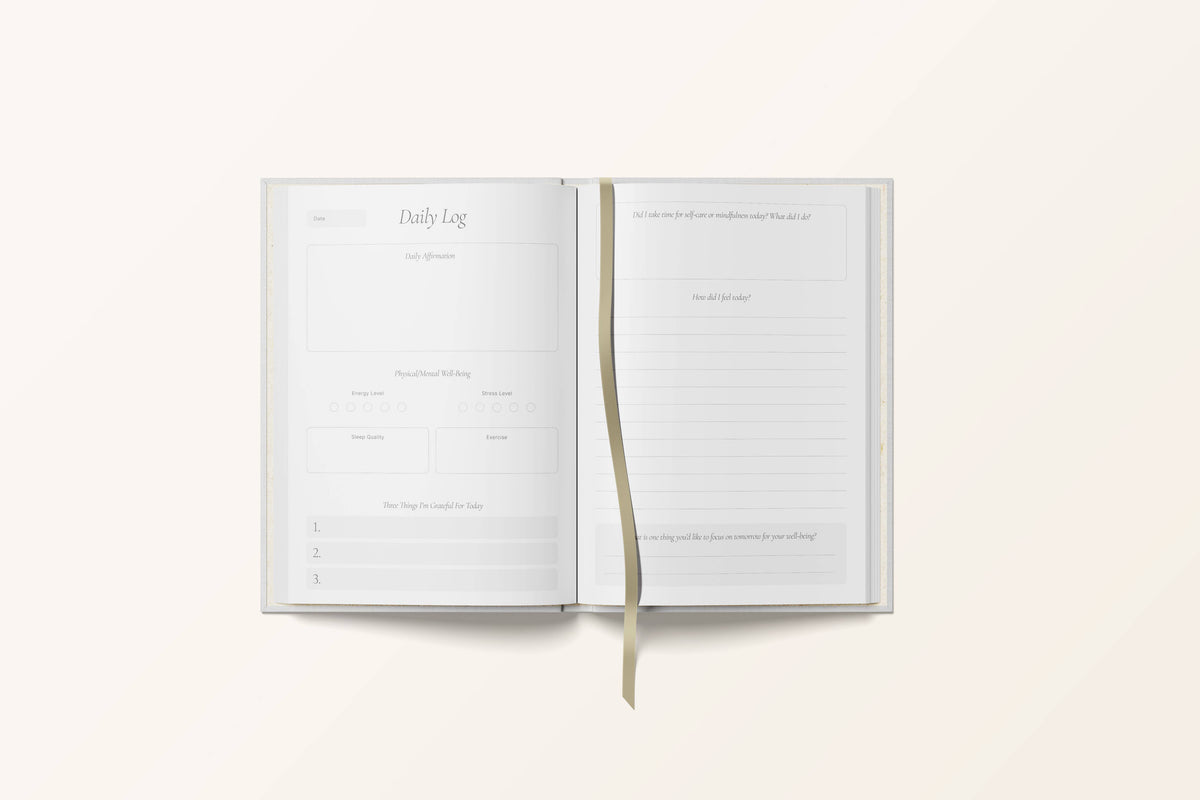 Yop & Tom Wellness Journal – Pink Stripes
