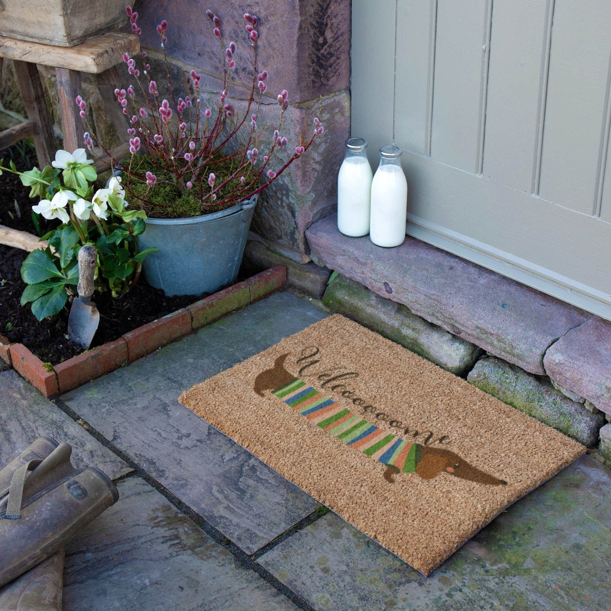 Welcome Sausage Dog Doormat