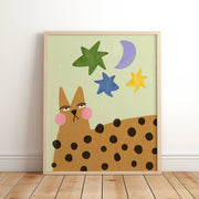 Spotty Cat Print
