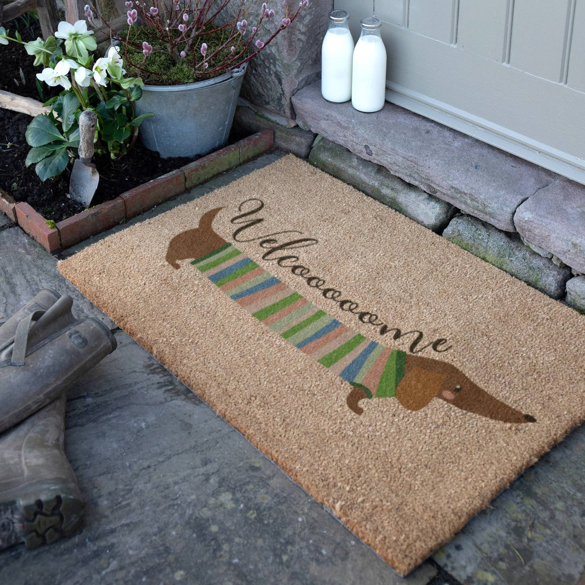 Welcome Sausage Dog Doormat