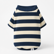 Aristopet James white striped dog T-shirt for everyday wear.