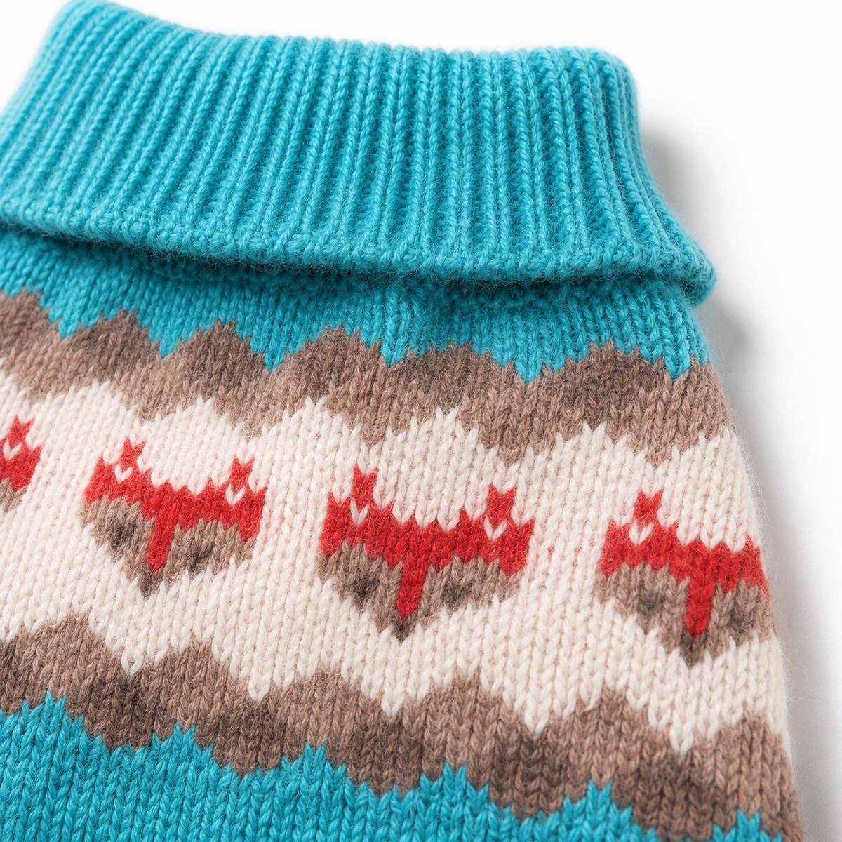 Stylish Aristopet knitted dog sweater for cosy cold-weather dressing.
