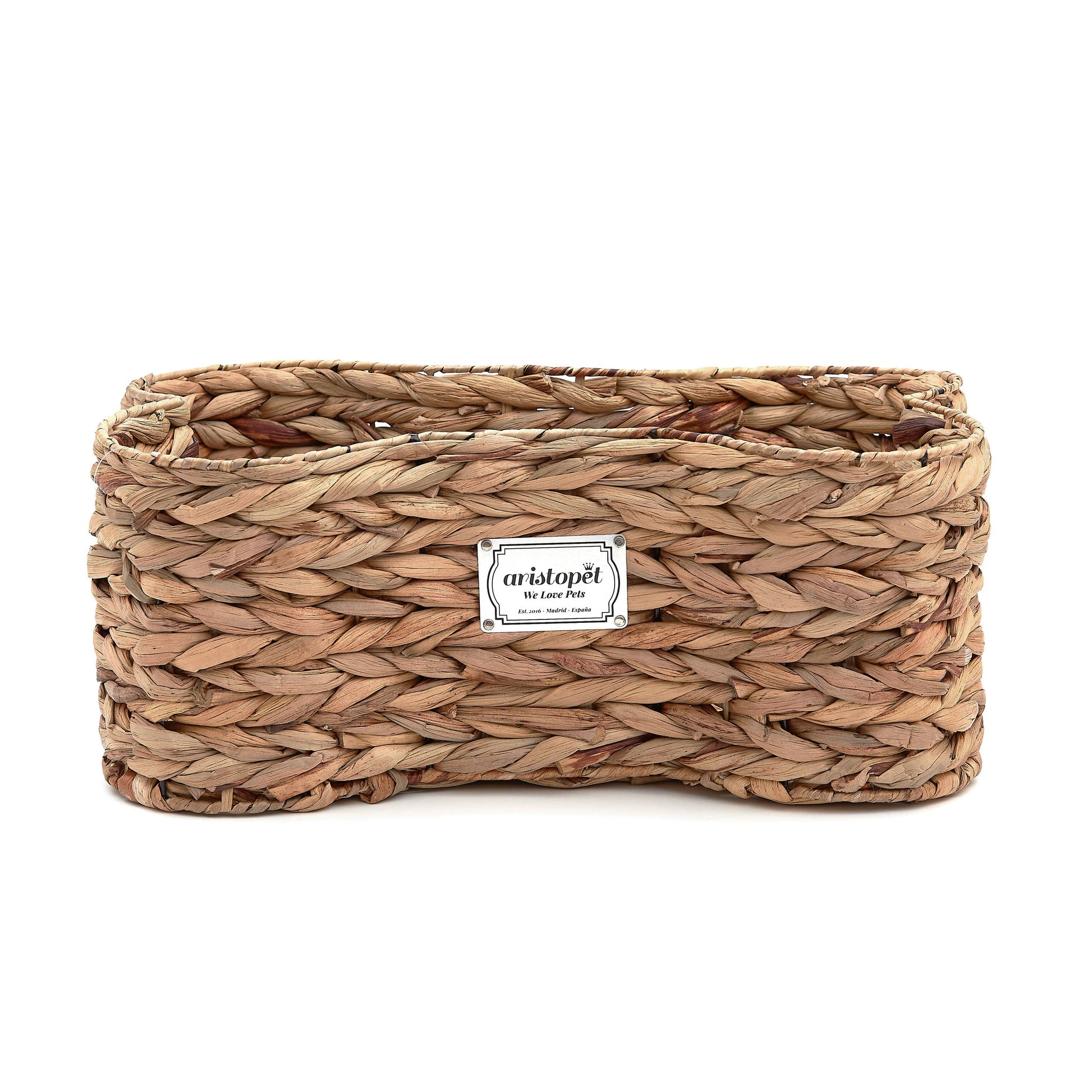 Aristopet pet toy storage basket for organising dog toys in the home.
