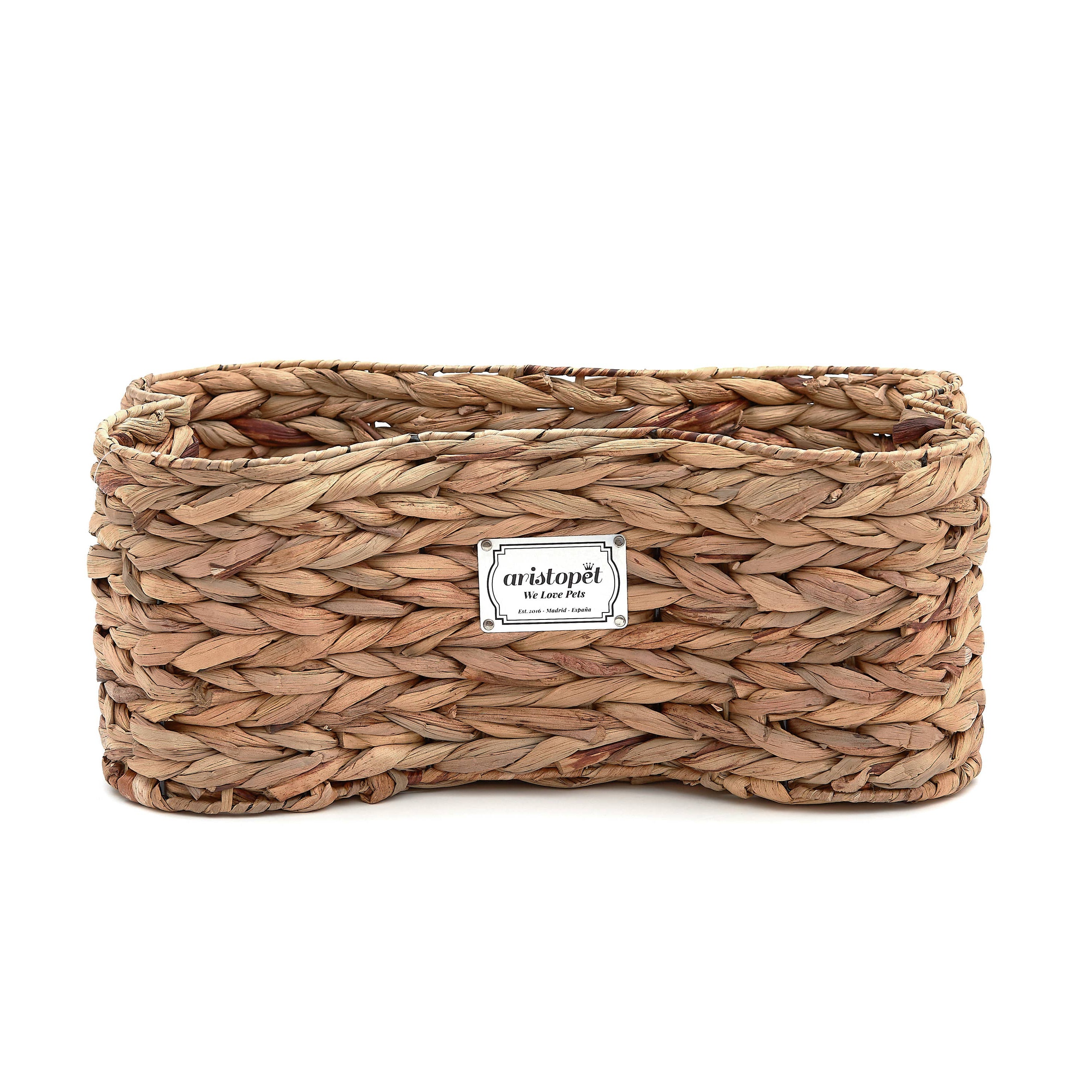 Aristopet pet toy storage basket for organising dog toys in the home.