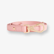 Barc London Blush Pink vegan leather City dog lead with rose-gold hardware.