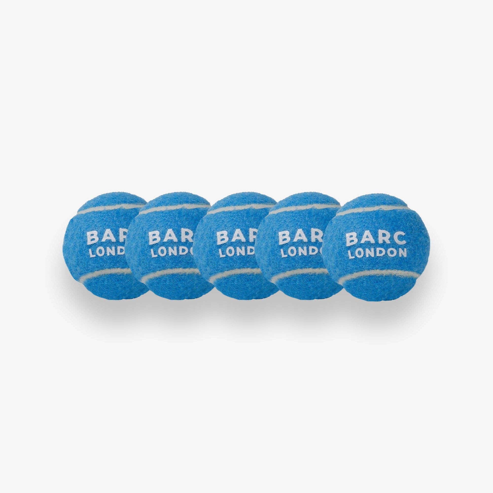 Blue mini dog ball by Barc London 