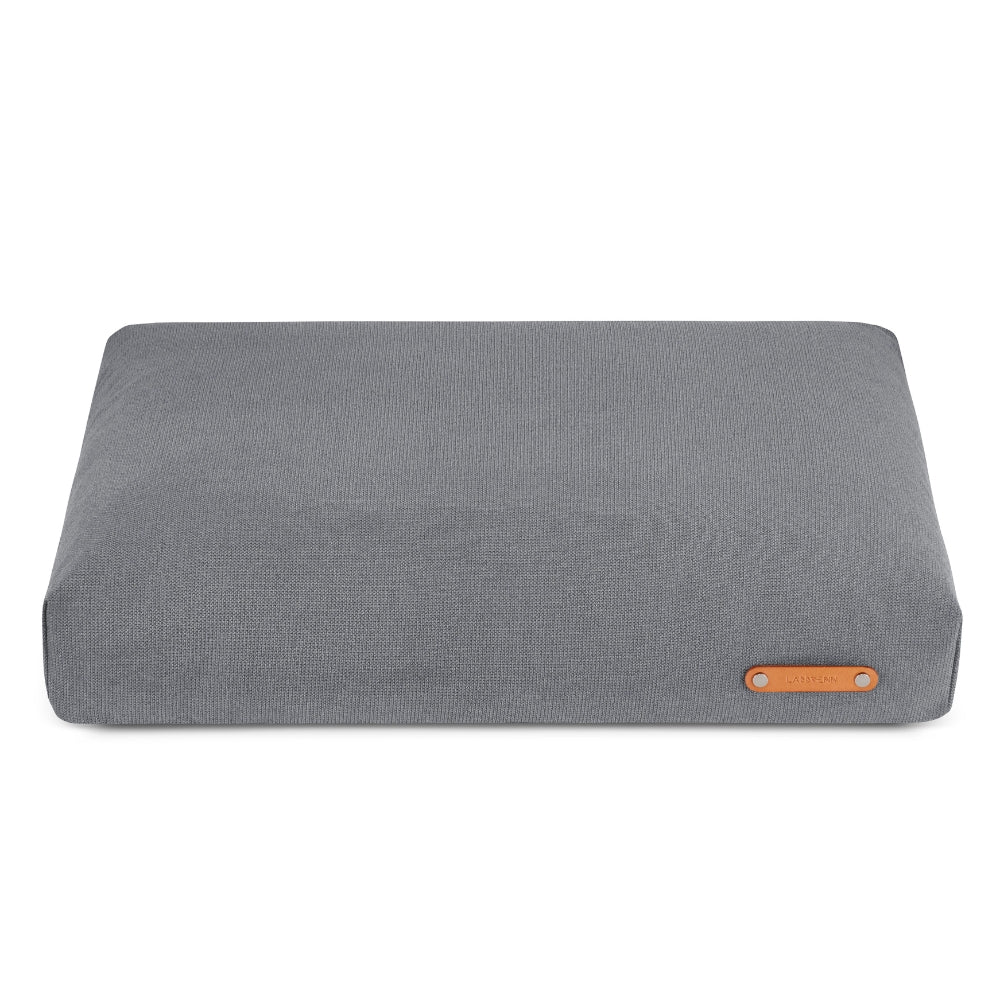 Labbvenn BOSCA luxury designer dog cushion in Grey for contemporary homes.
