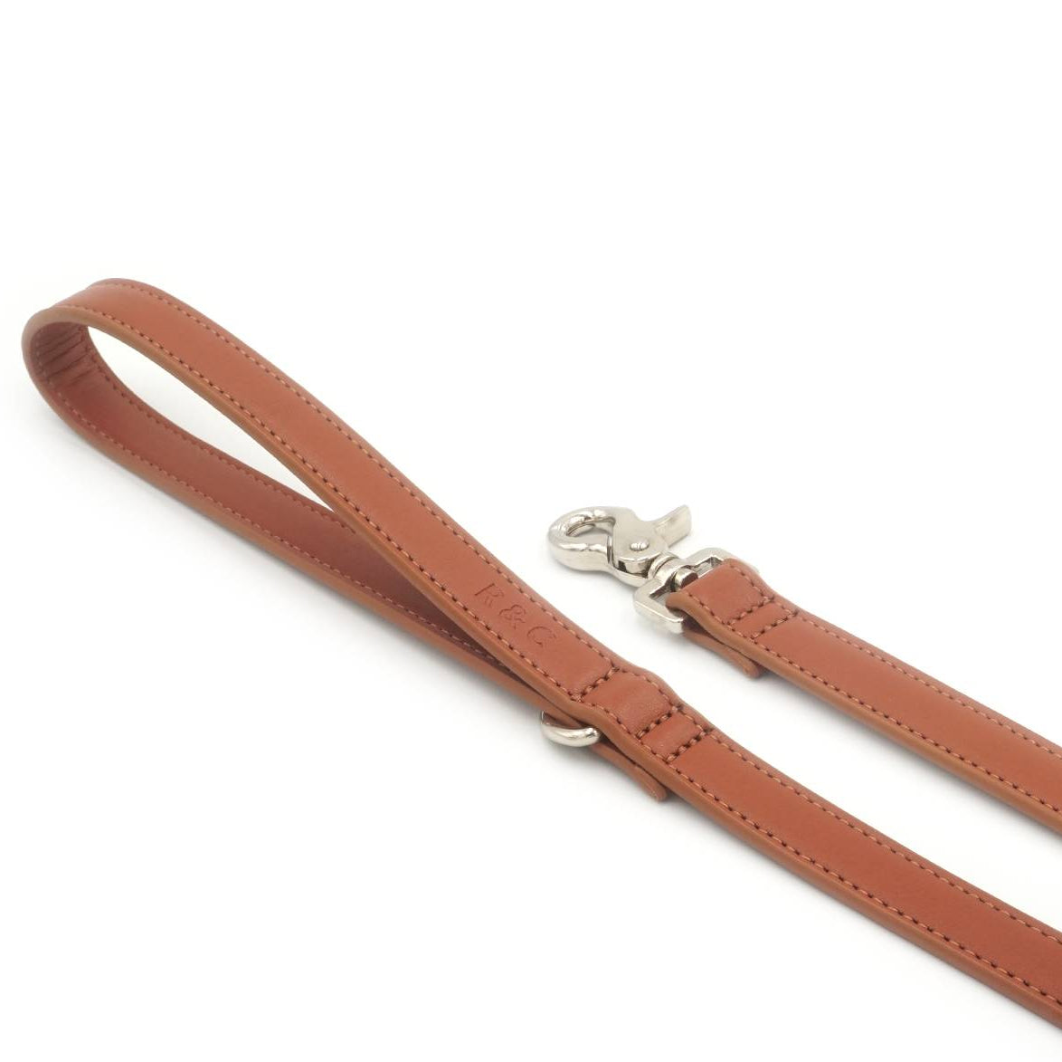 Classic brown eco leather dog lead by Ralph & Co for stylish everyday walks