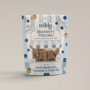 By Teddy Blueberry Pancake soft teddy bear shaped dog treats