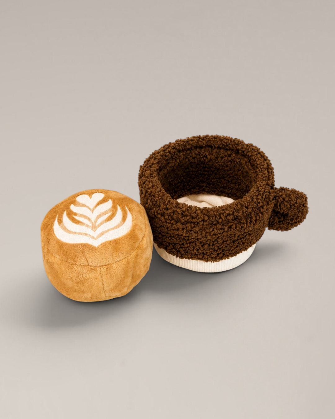 By Teddy café-inspired coffee cup toy for dogs