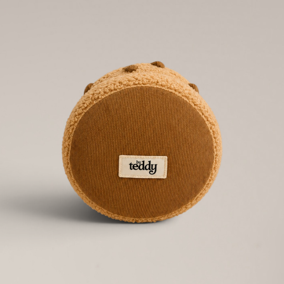 By Teddy brunch-inspired pancake stack toy for dogs