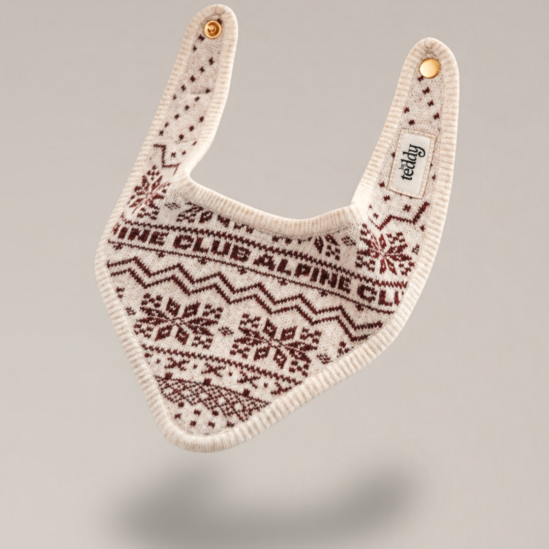 By Teddy Snowberry Après Ski Knitted Dog Bandana