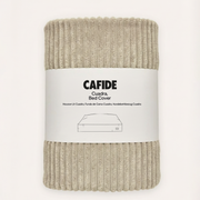 CAFIDE Cuadra replacement corduroy dog bed cover in beige designed to fit the Cuadra dog bed.