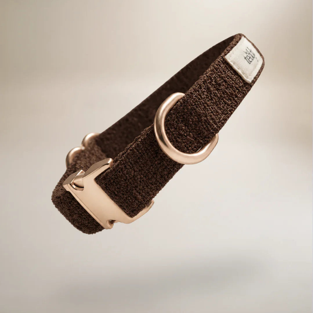 By Teddy Bouclé Collar - Chocolate