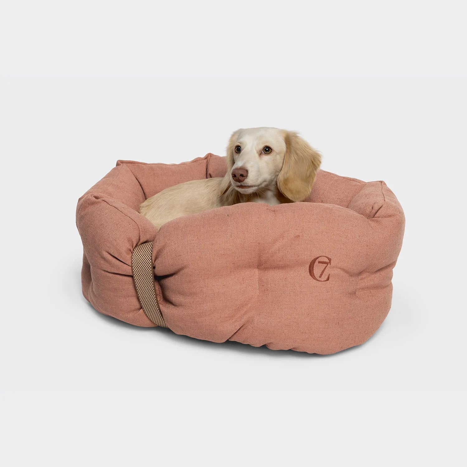Cloud7 Dog Bed LTTL Snoozy Linen Mix - Rose