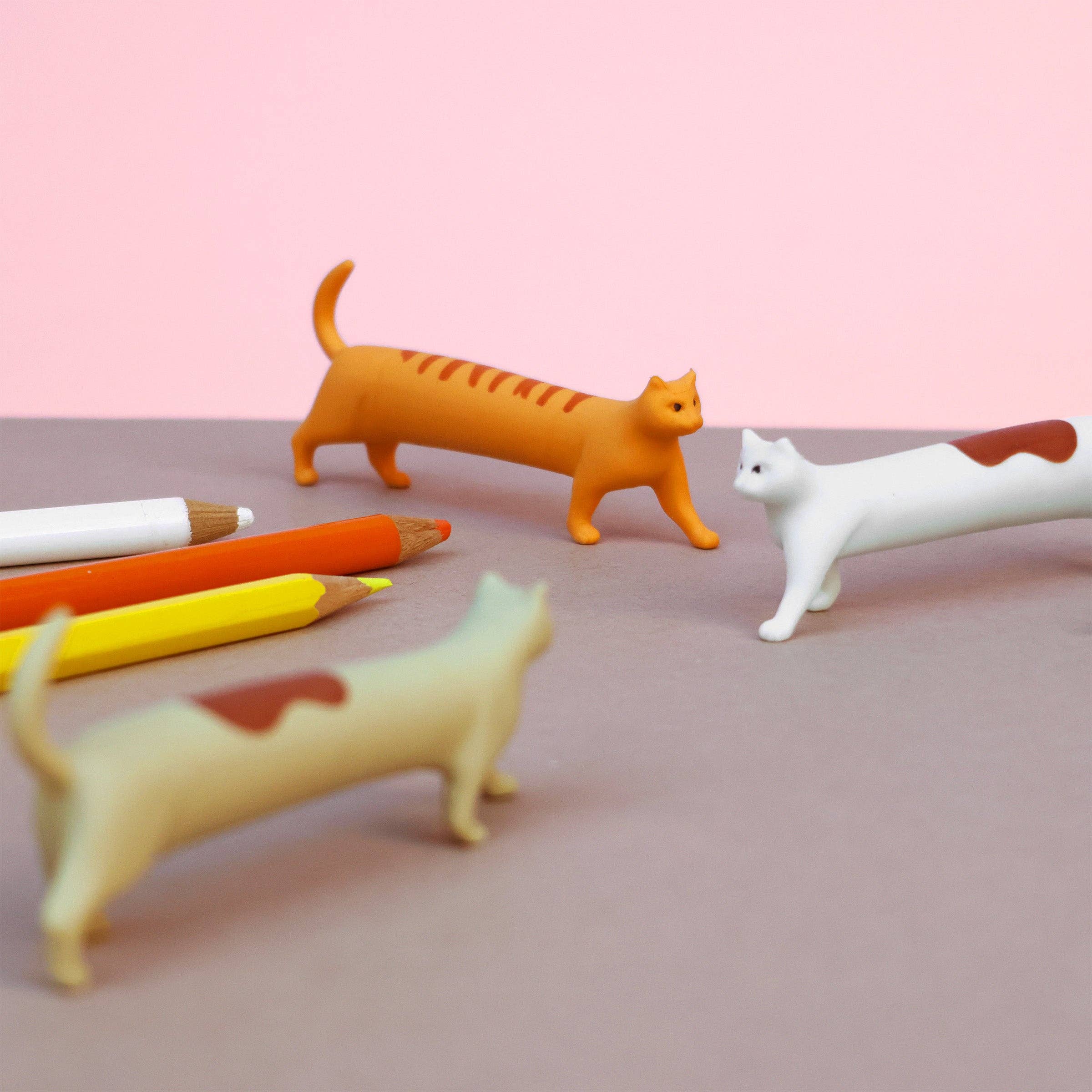 Cat shaped erasers from Suck UK stationery collection