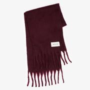 Super-soft Cherry Lacquer red winter scarf by Arctic Fox & Co.
