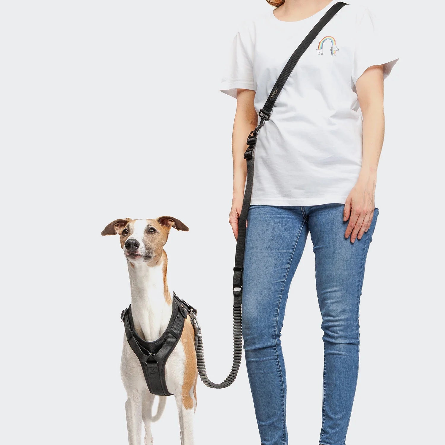 Adjustable Cloud7 jogging leash suitable for running, hiking and outdoor adventures.
