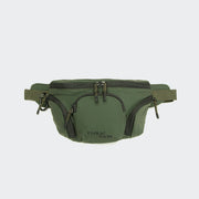 Cloud7 Belt Bag AKTIV Olive hands-free dog walking bag with multiple storage compartments from Bell & Beau.