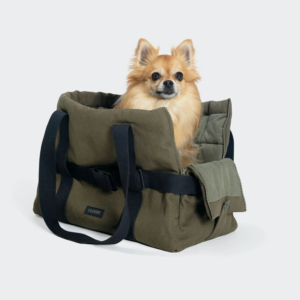 Cloud7 Dog Carrier Turin Canvas Olive