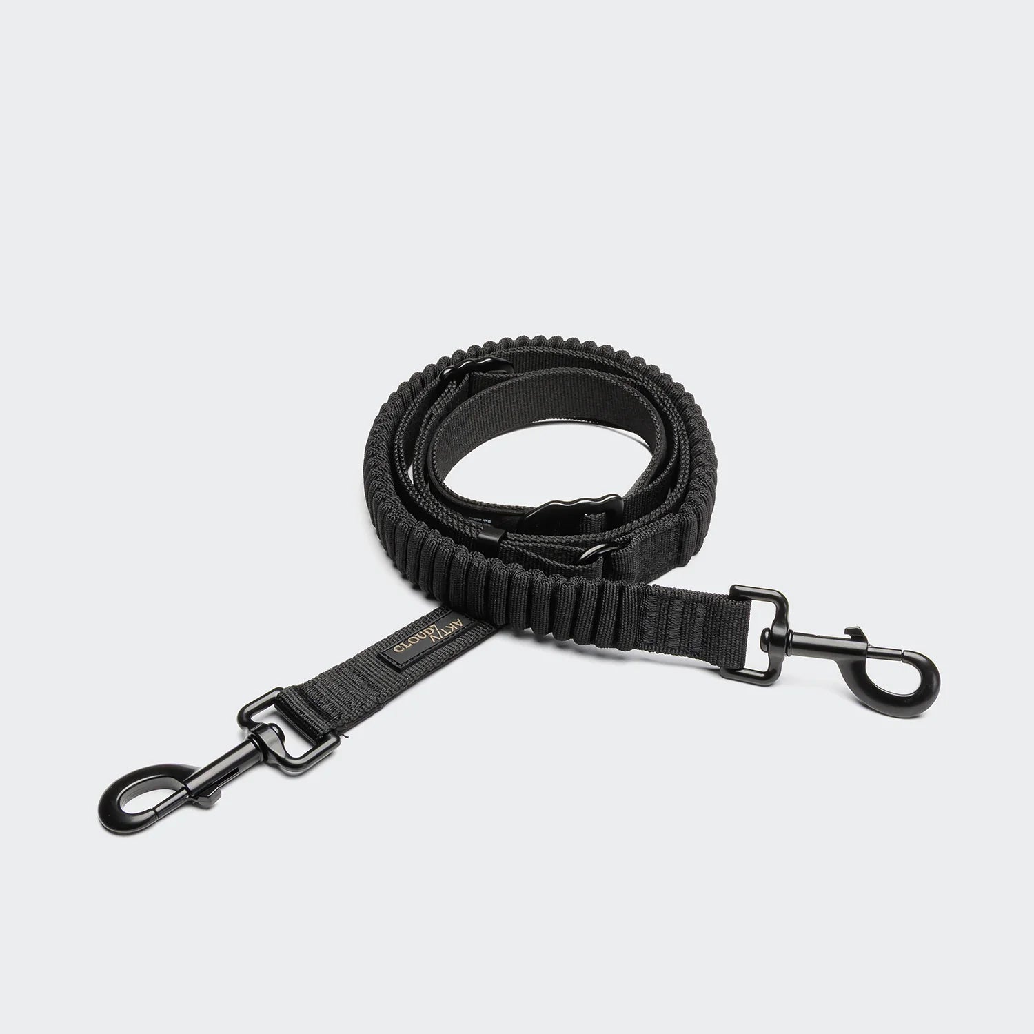 Cloud7 L-2 Jogging Leash AKTIV Black designed for hands-free running and walking from Bell & Beau.