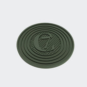 Cloud7 Lick Mat C7 Dark Olive food-grade silicone enrichment mat for dogs available at Bell & Beau.