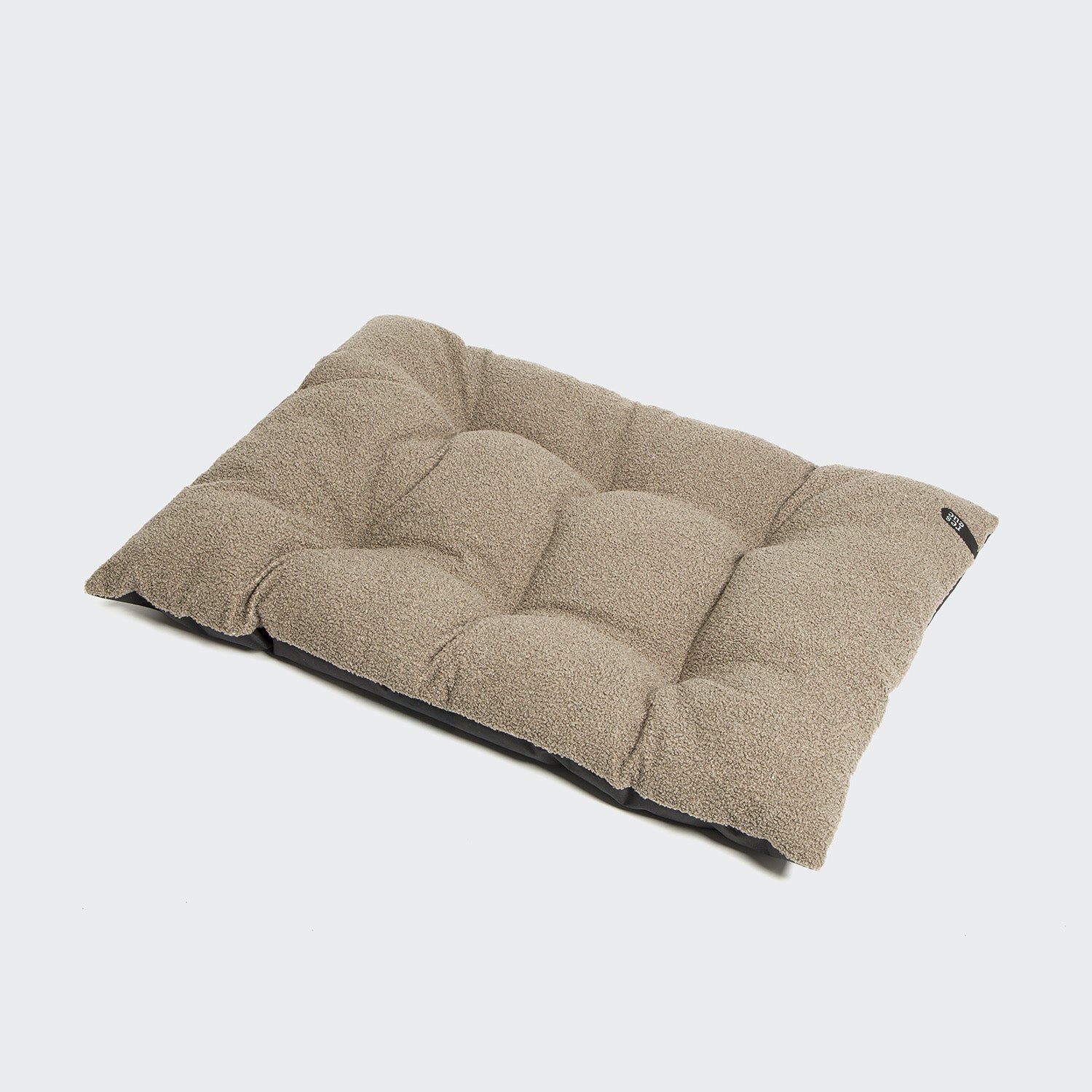 Cloud7 RESC7UE Dog Cushion Plush Sandy Brown luxury teddy fabric dog bed available at Bell & Beau.