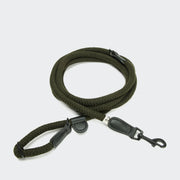 Cloud7 Slip Lead Mauerpark Olive with vegan cactus leather detailing and integrated training stopper from Bell & Beau.