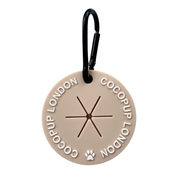 Cocopup London CocoPOOP Pocket Nude hands-free used dog poo bag carrier.