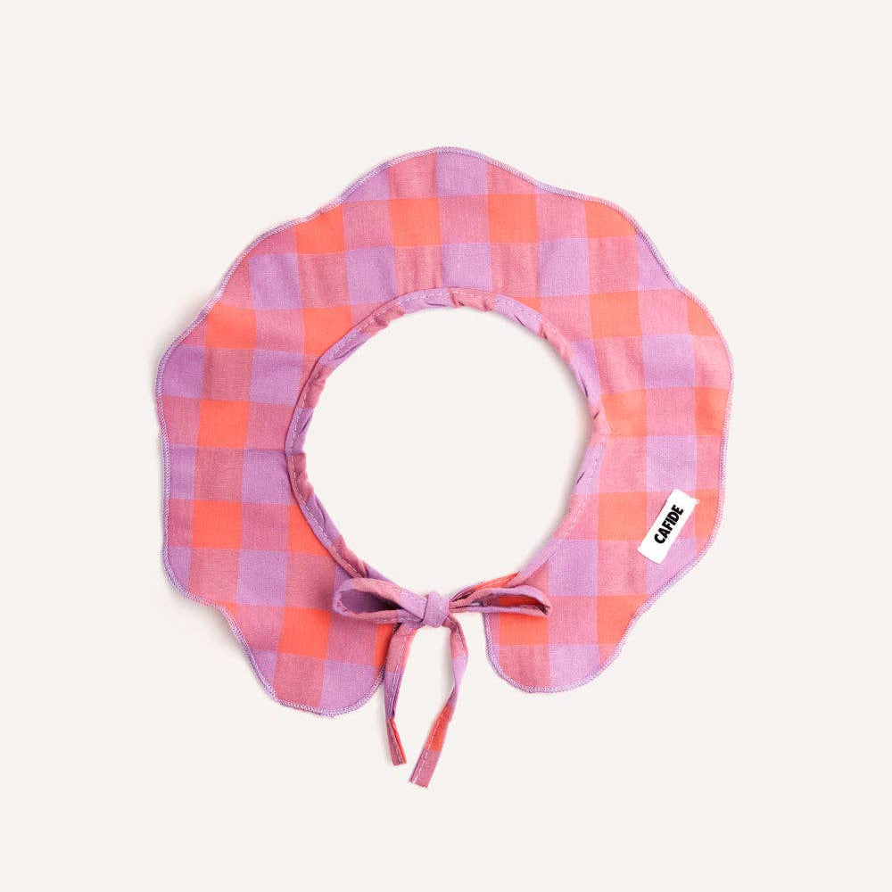 Lightweight cotton blend dog neck bandana for comfortable everyday wear.