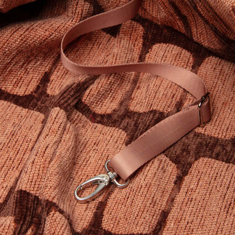 Lightweight dog carrier bag for travelling with small dogs.