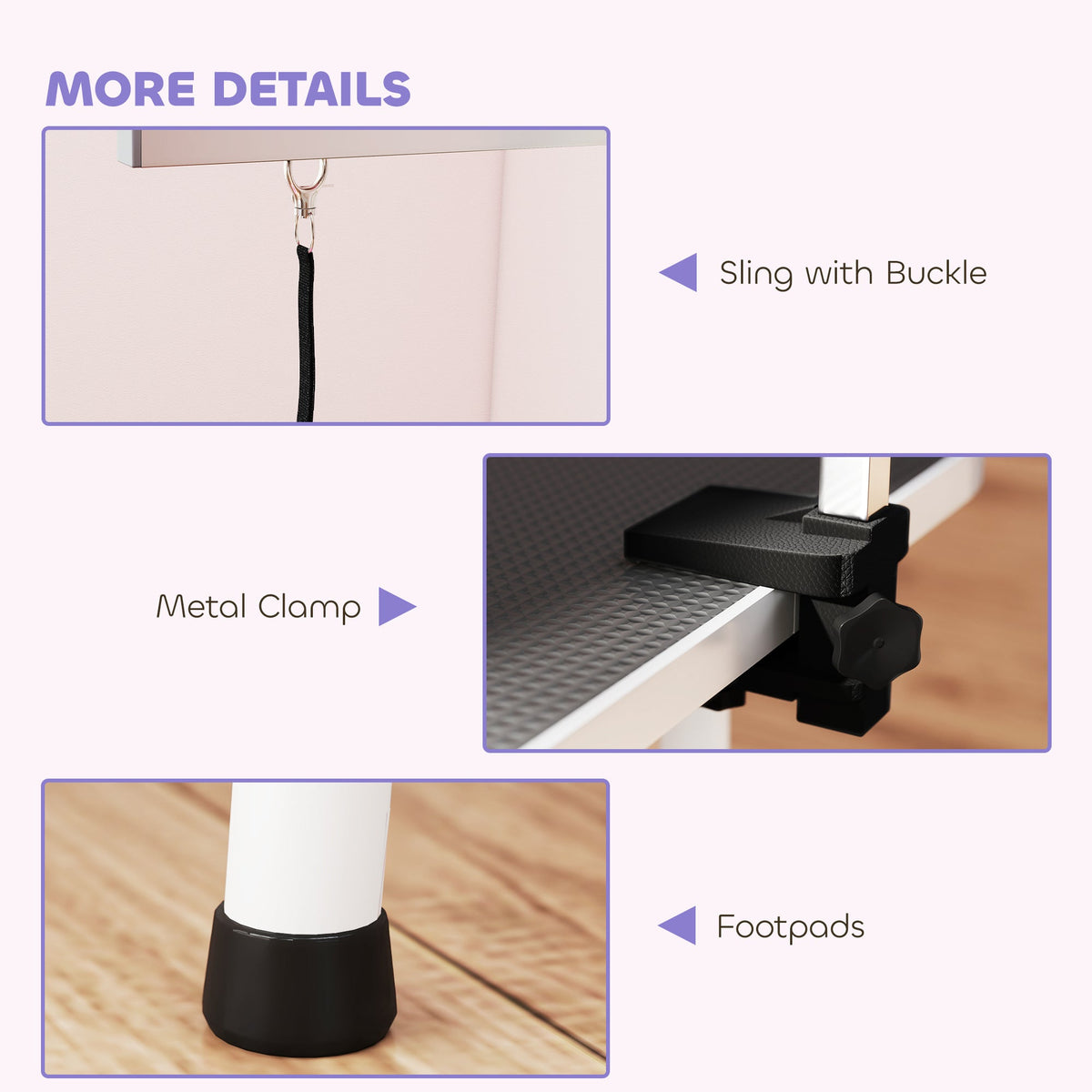 PawHut 32" Foldable Dog Grooming Table