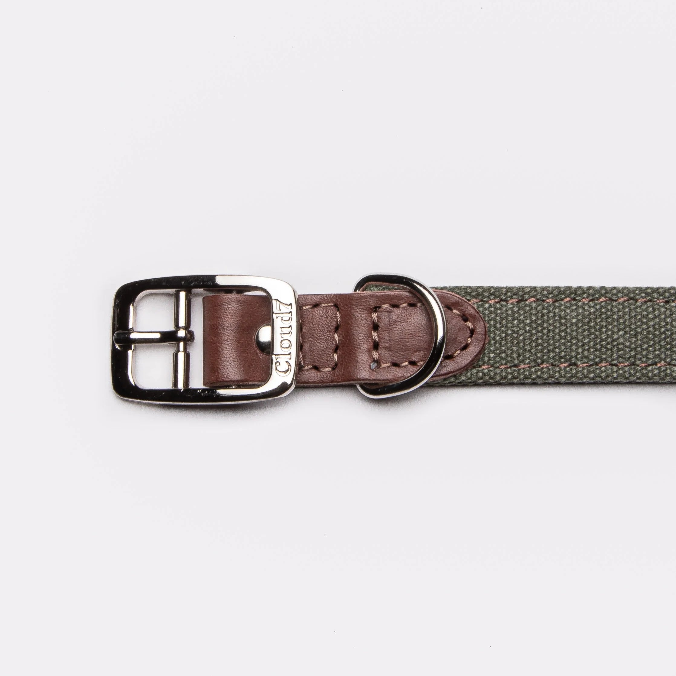 Cloud7 Tivoli Olive dog collar combining premium craftsmanship with everyday durability.