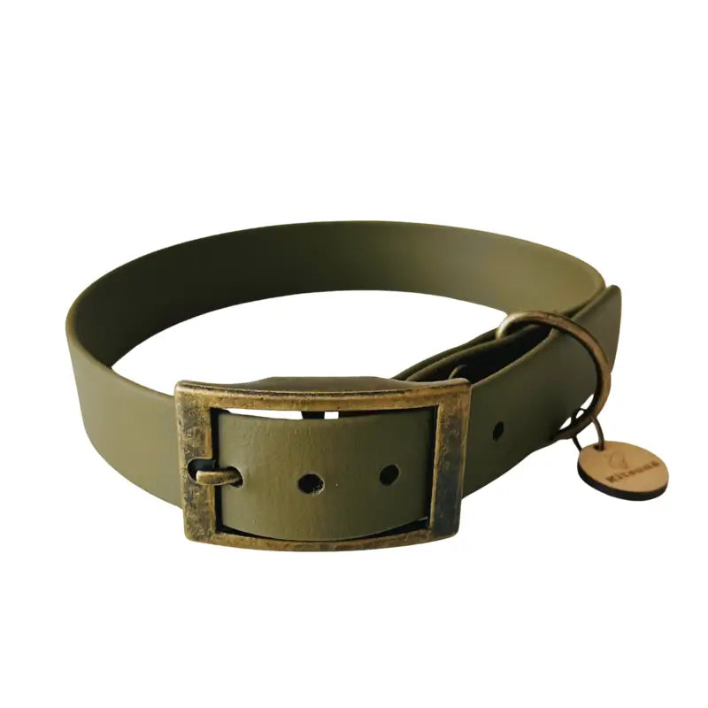Kitsunē BioThane® dog collar designed to coordinate with a matching dog lead.
