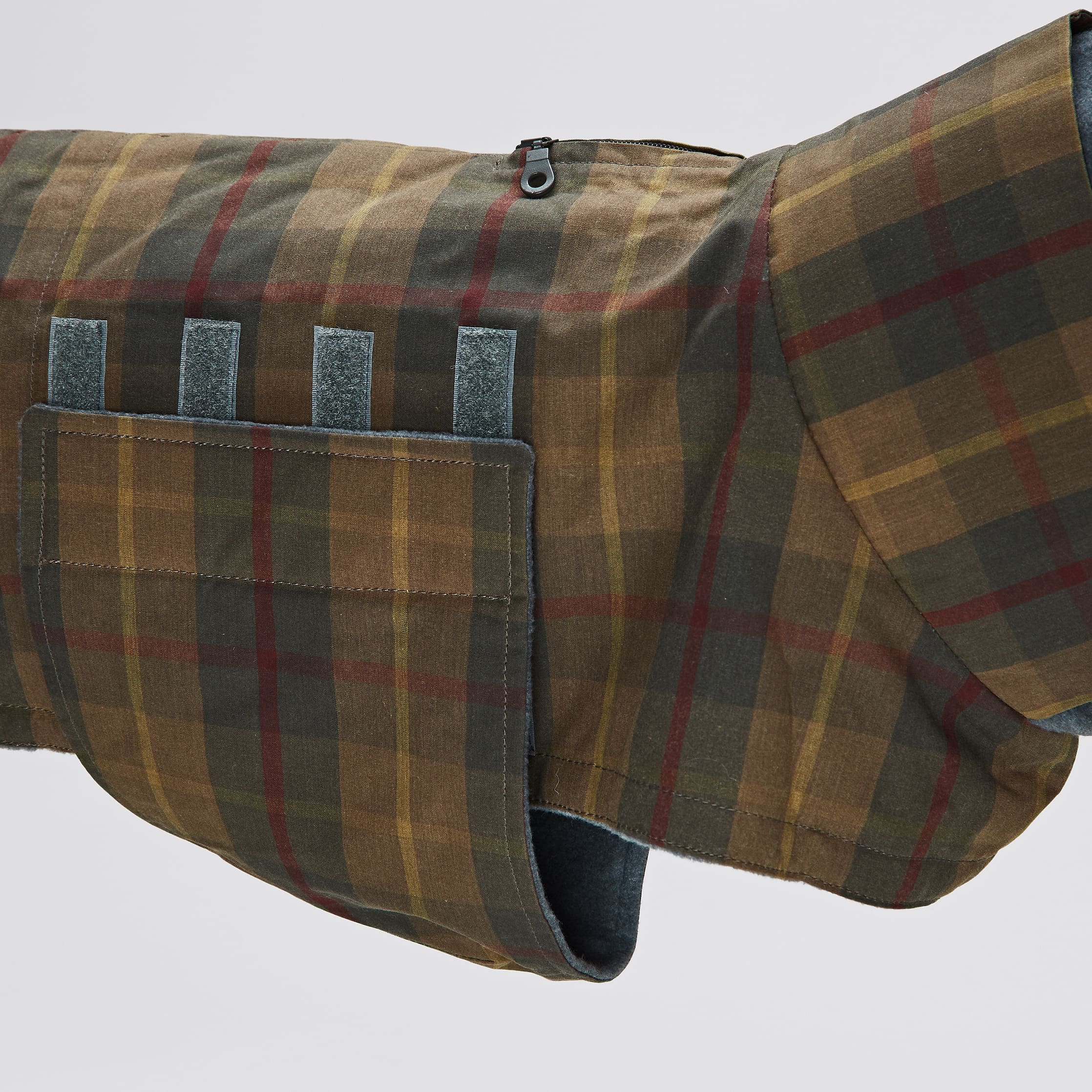 Cloud7 Brooklyn Waxed Tartan dog coat designed for warmth, comfort and style.