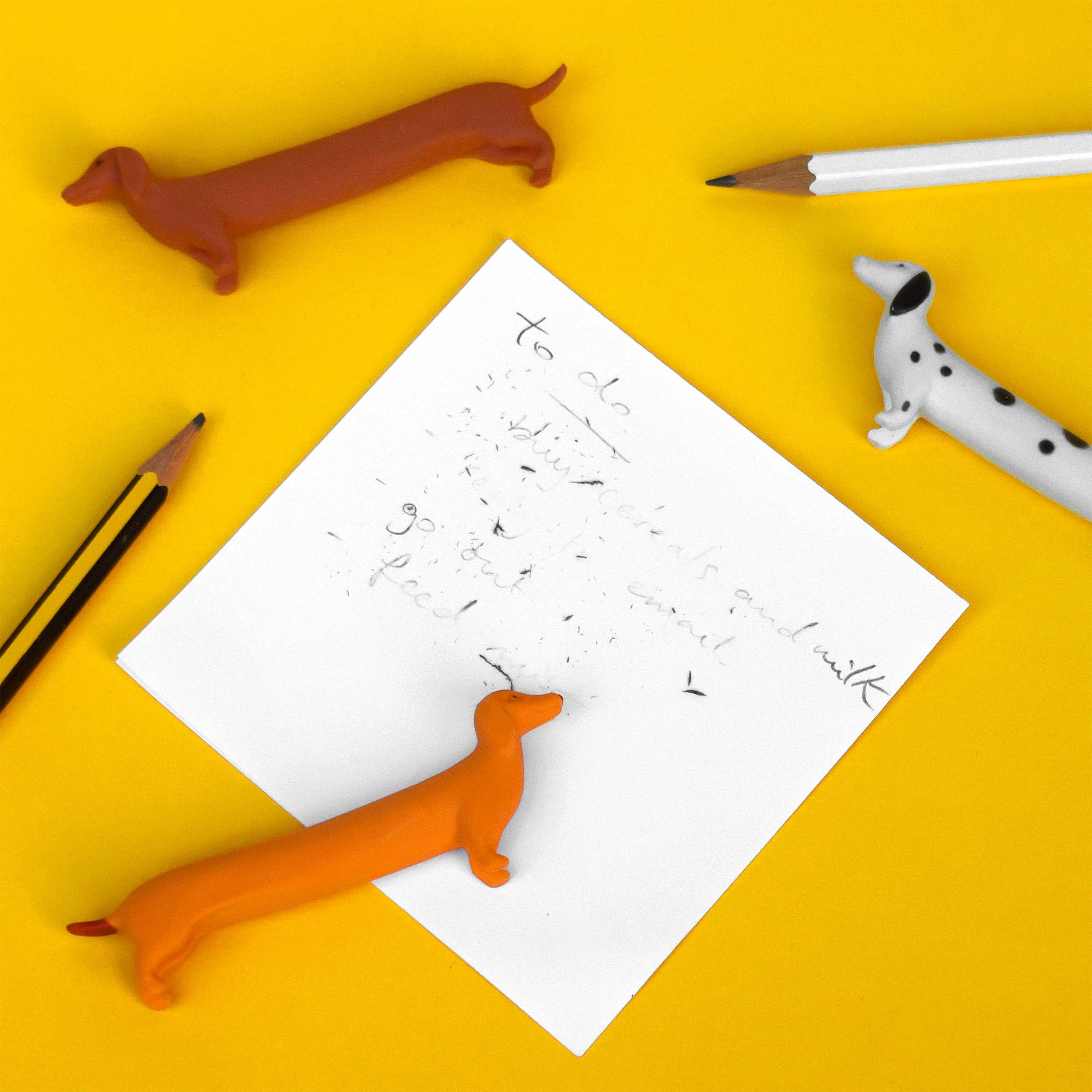 Dog shaped novelty erasers designed by Suck UK