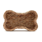 Stylish dog toy storage basket for balls, ropes and soft toys.