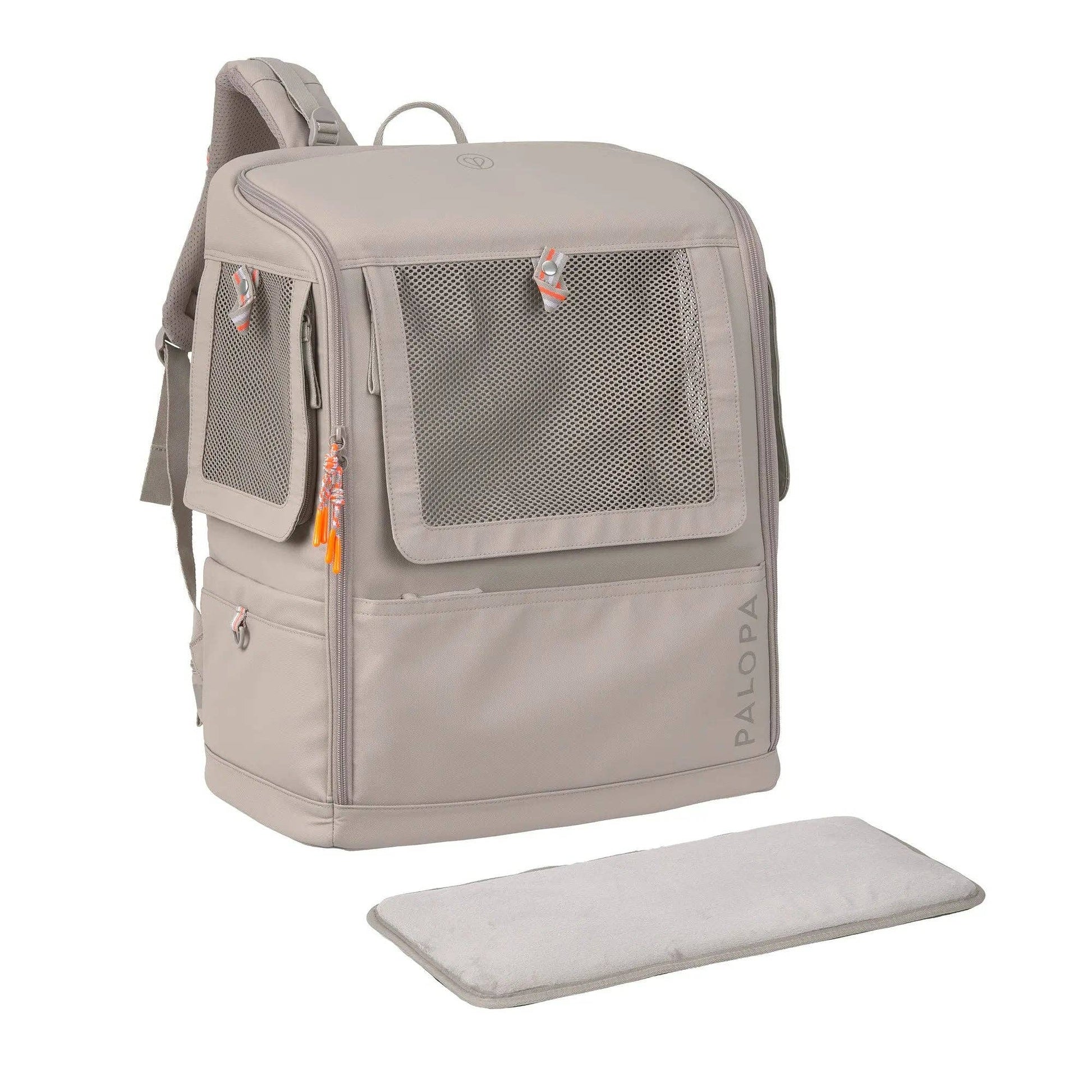 PALOPA Kari taupe dog carrier backpack designed for travel, hiking, public transport and everyday adventures.