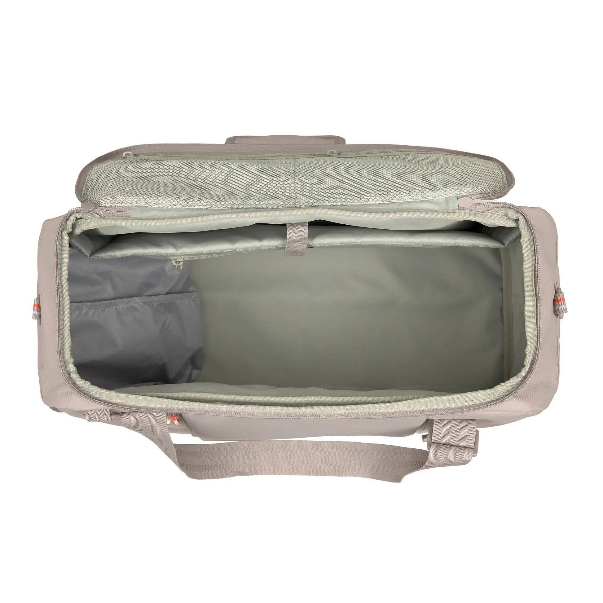 PALOPA Tokano weekender featuring a wipe-clean compartment for dog accessories and travel essentials.