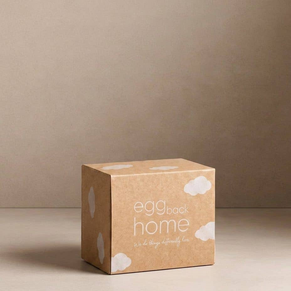 Egg Back Home handmade Portuguese stoneware mug for dog mums.