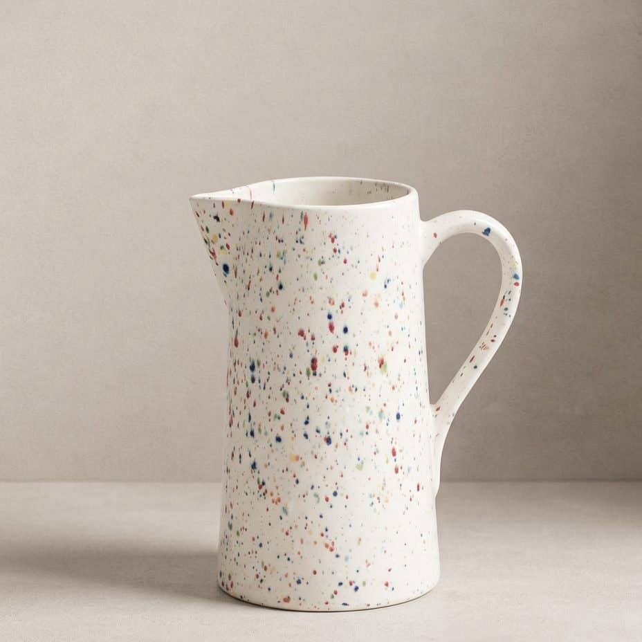 Speckled Stoneware Pitcher Jug
