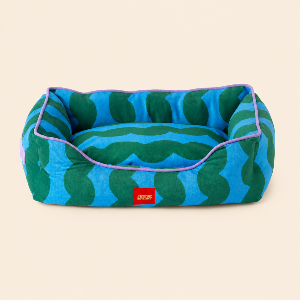 Eleanor Bowmer Wavy Stripe Basket Pet Bed