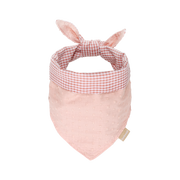 Lambwolf Collective Blush Picnic reversible pink gingham dog bandana