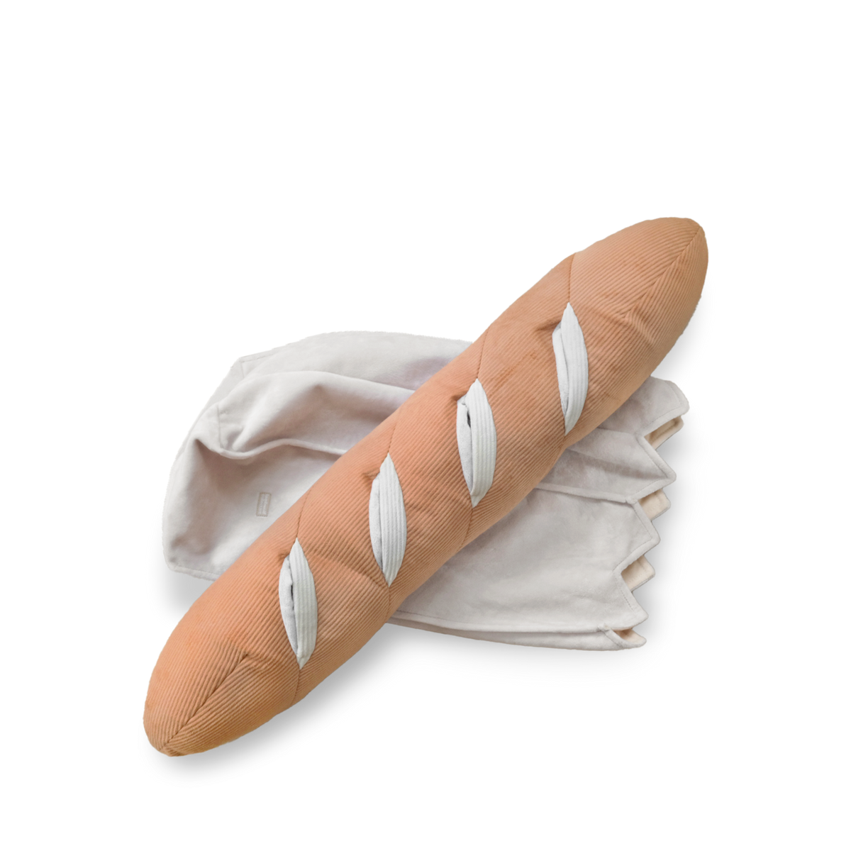 Lambwolf Collective Giant Baguette enrichment dog toy with multiple snuffle pockets