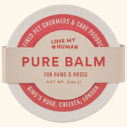 Love My Human Pure Balm for moisturising and protecting dog paws and noses.