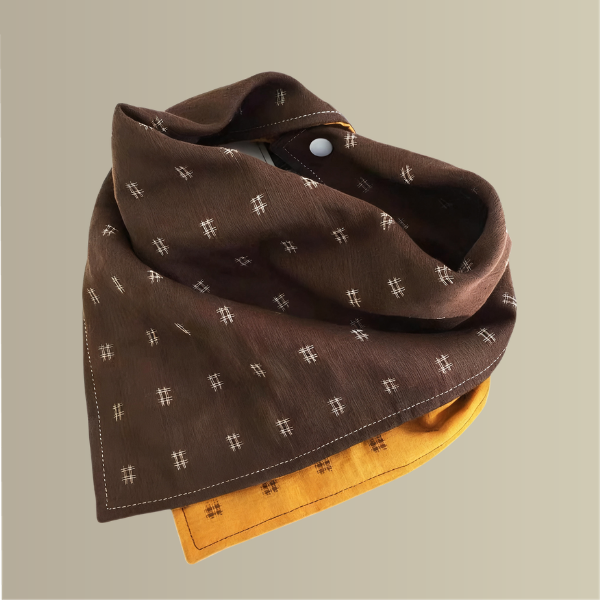 Moonrise Elis Bandana adding style and personality to dog outfits and accessories.