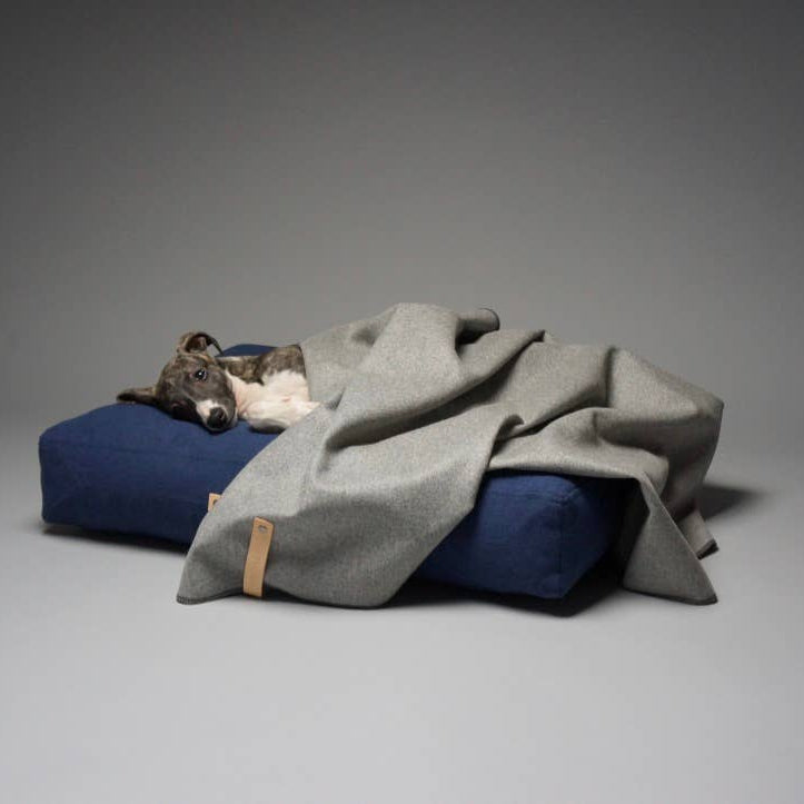 Warm Labbvenn wool dog blanket for beds, sofas and travel.