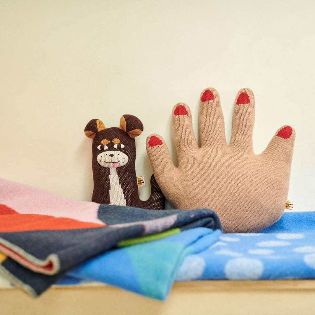 Designer lambswool Chihuahua creature handmade in Scotland.