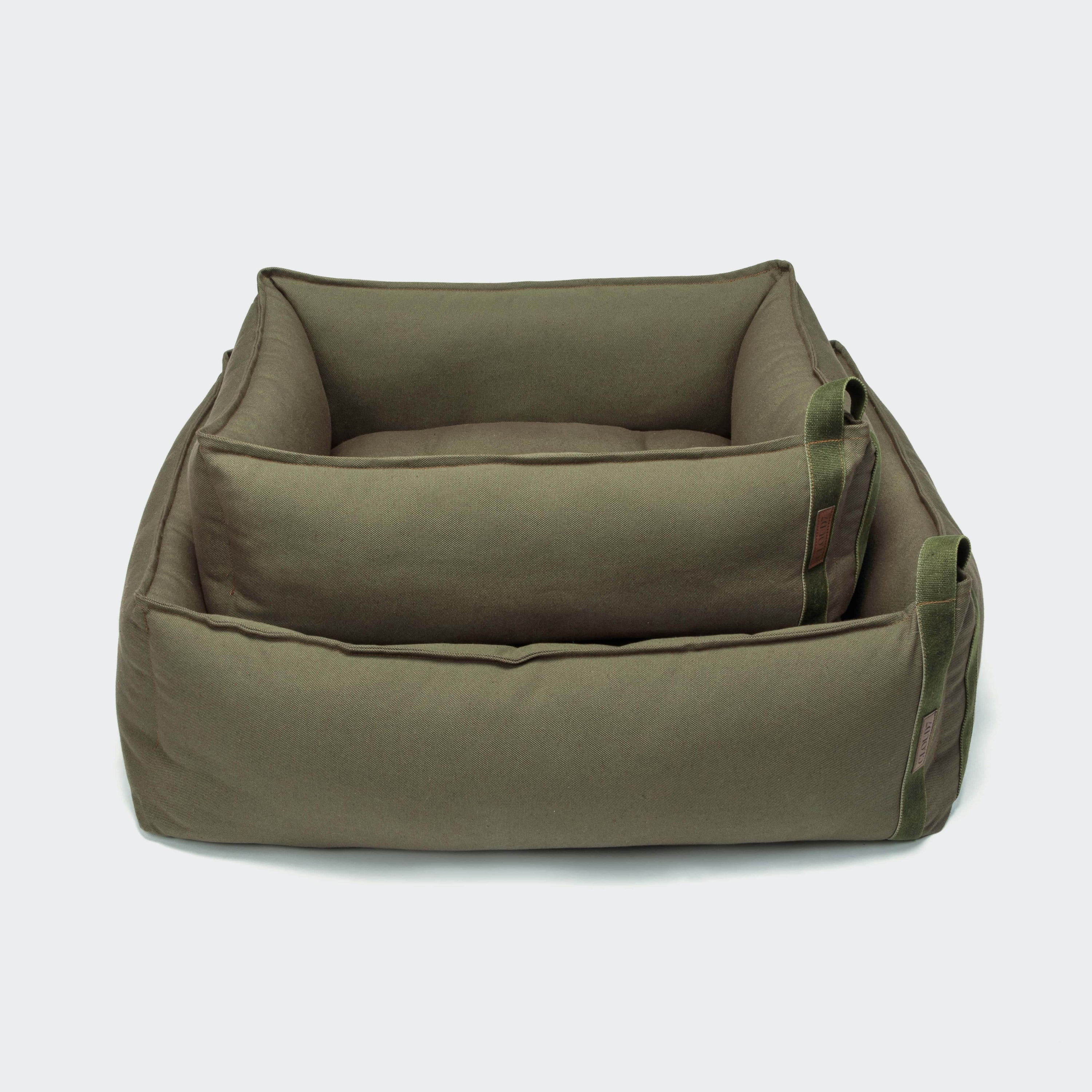 Cloud7 Boost dog bed with durable canvas outer and comfortable sleeping surface.