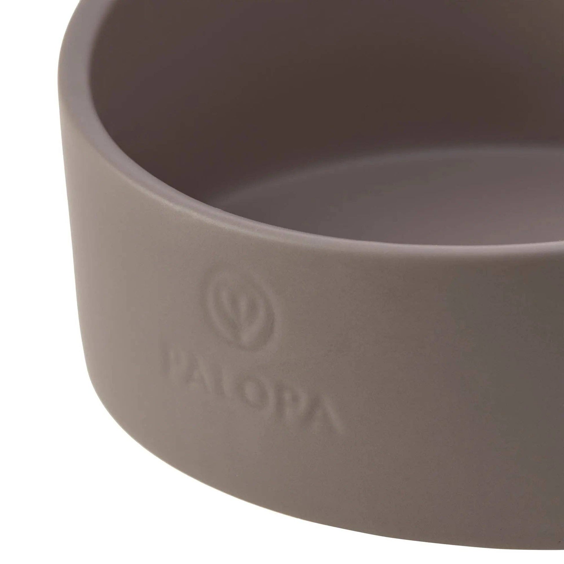 Premium porcelain dog bowl designed for food and water with a heavyweight stable base.